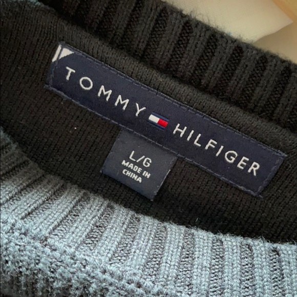 Tommy Hilfiger Crewneck Sweater Black Large - Picture 3 of 3